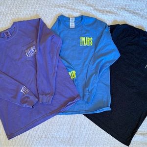 Set of 3 Tylers tees - 1 short sleeve and 2 long sleeve